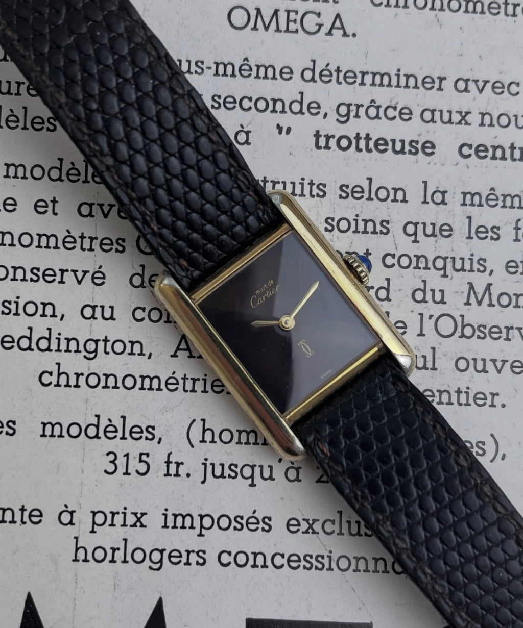 Cartier Tank Tiger dial