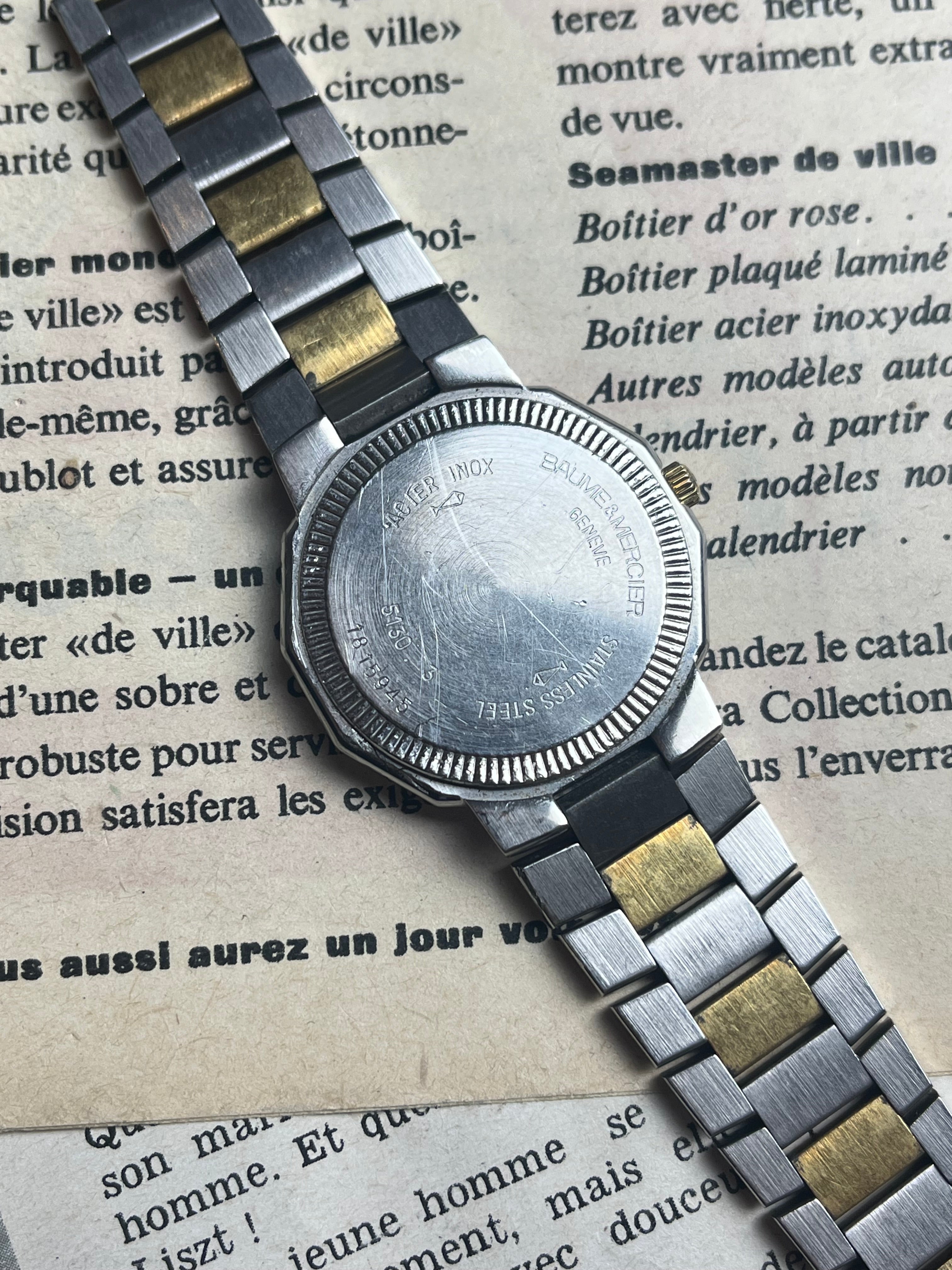 Baume & Mercier Riviera or 18k