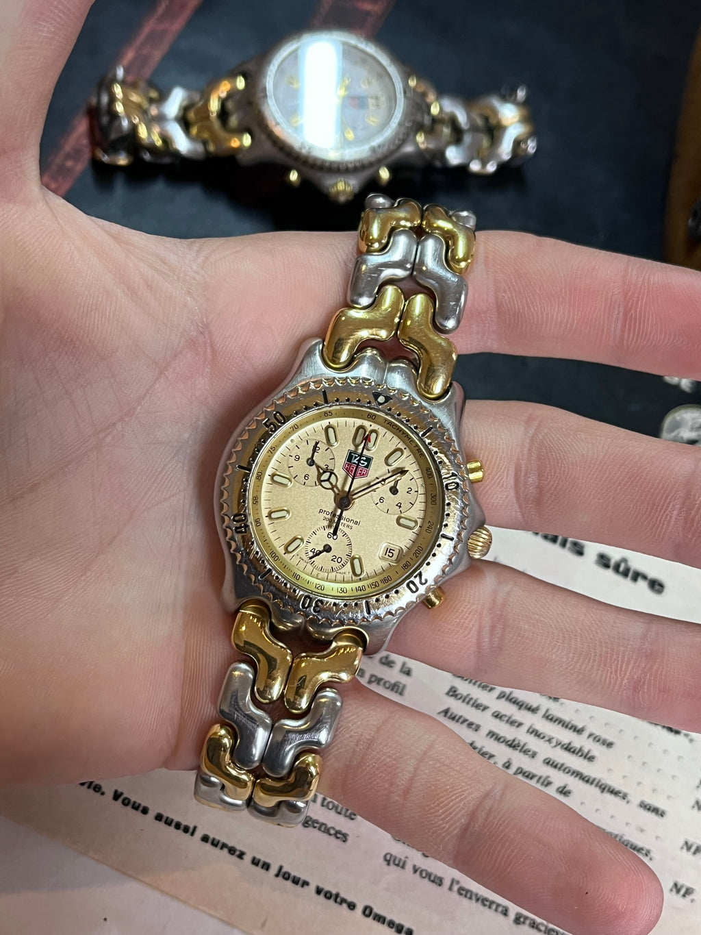 Tag Heuer SEL chronographe Ayrton Senna