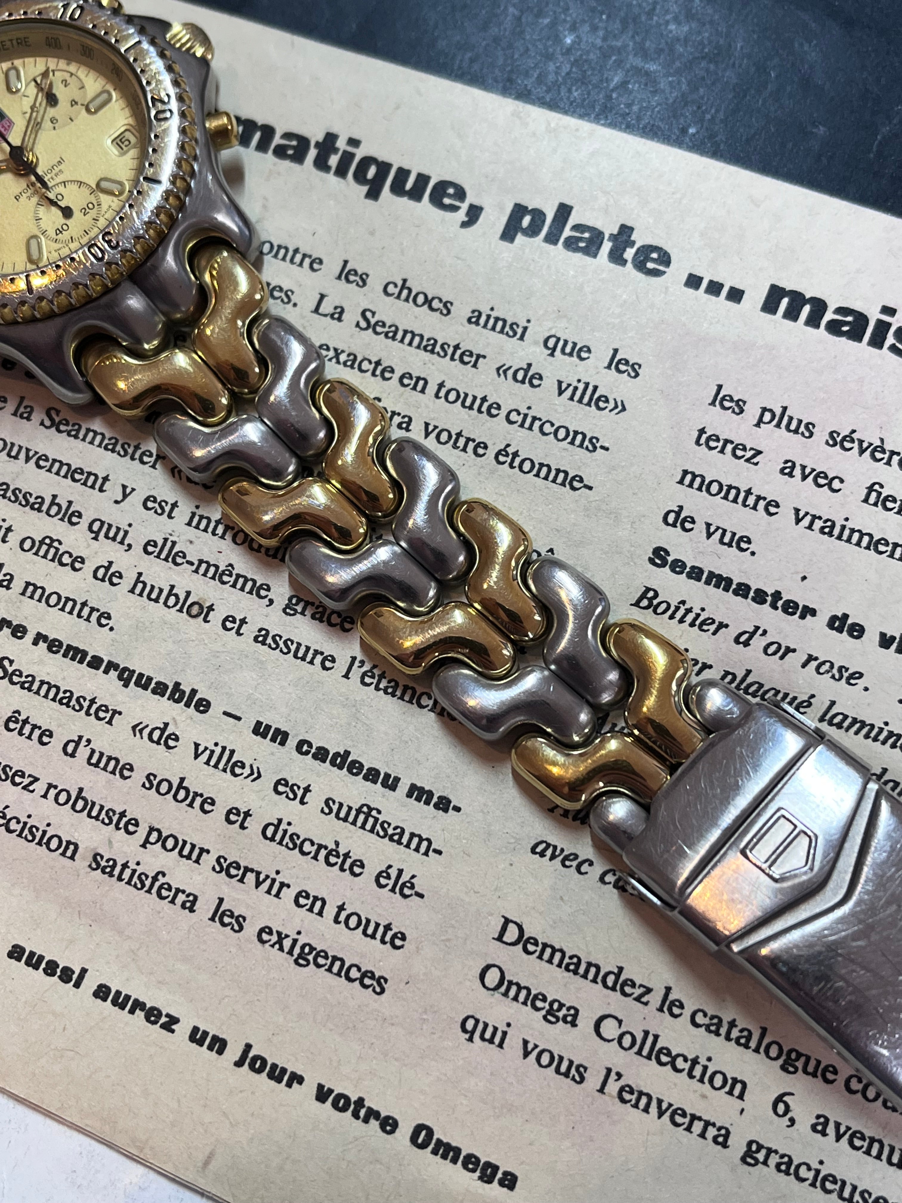 Tag Heuer SEL chronographe Ayrton Senna