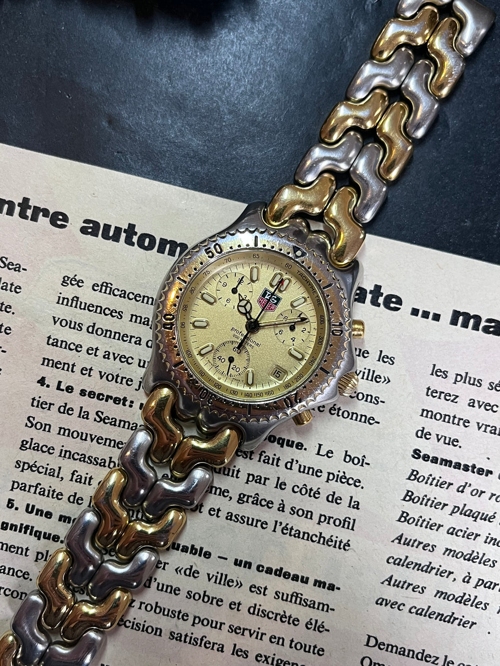 Tag Heuer SEL chronographe Ayrton Senna