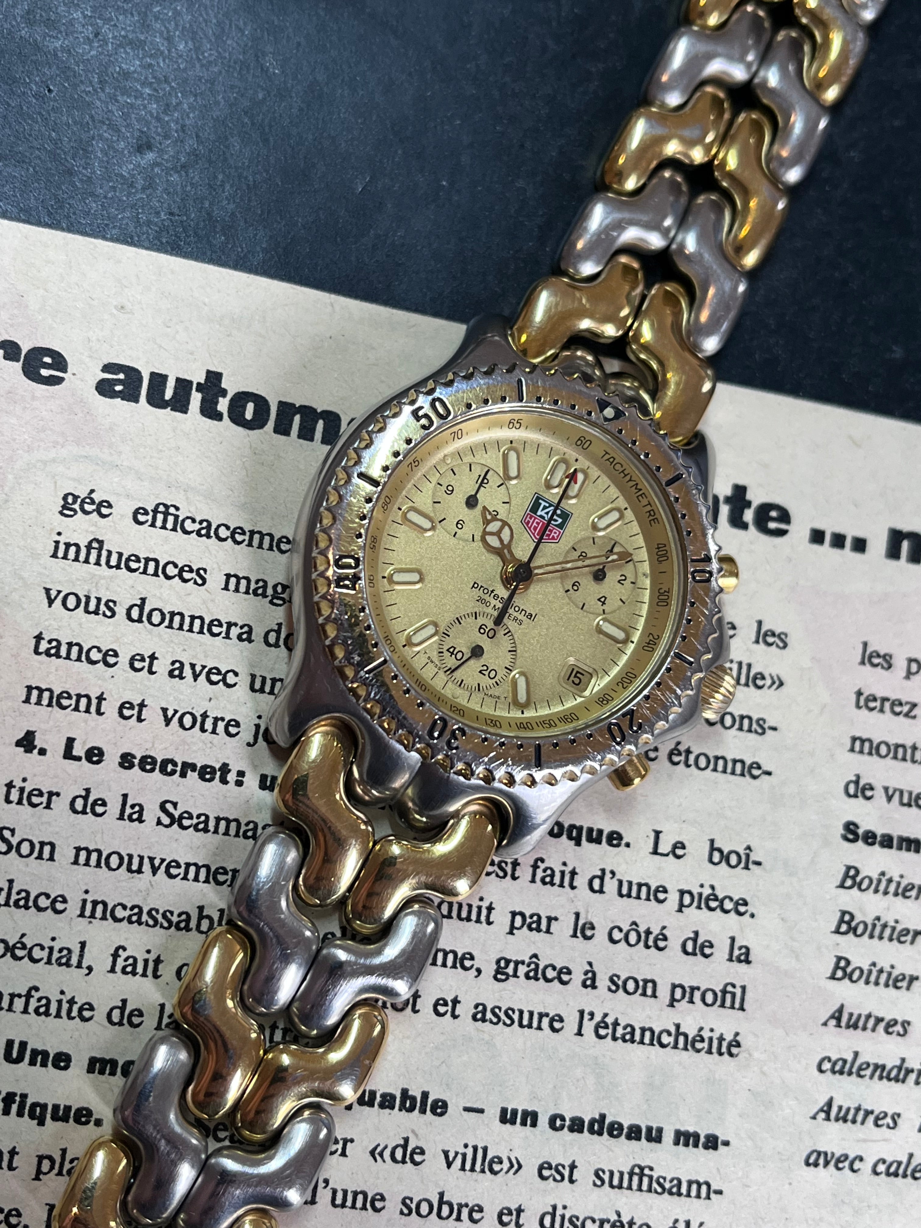 Tag Heuer SEL chronographe Ayrton Senna