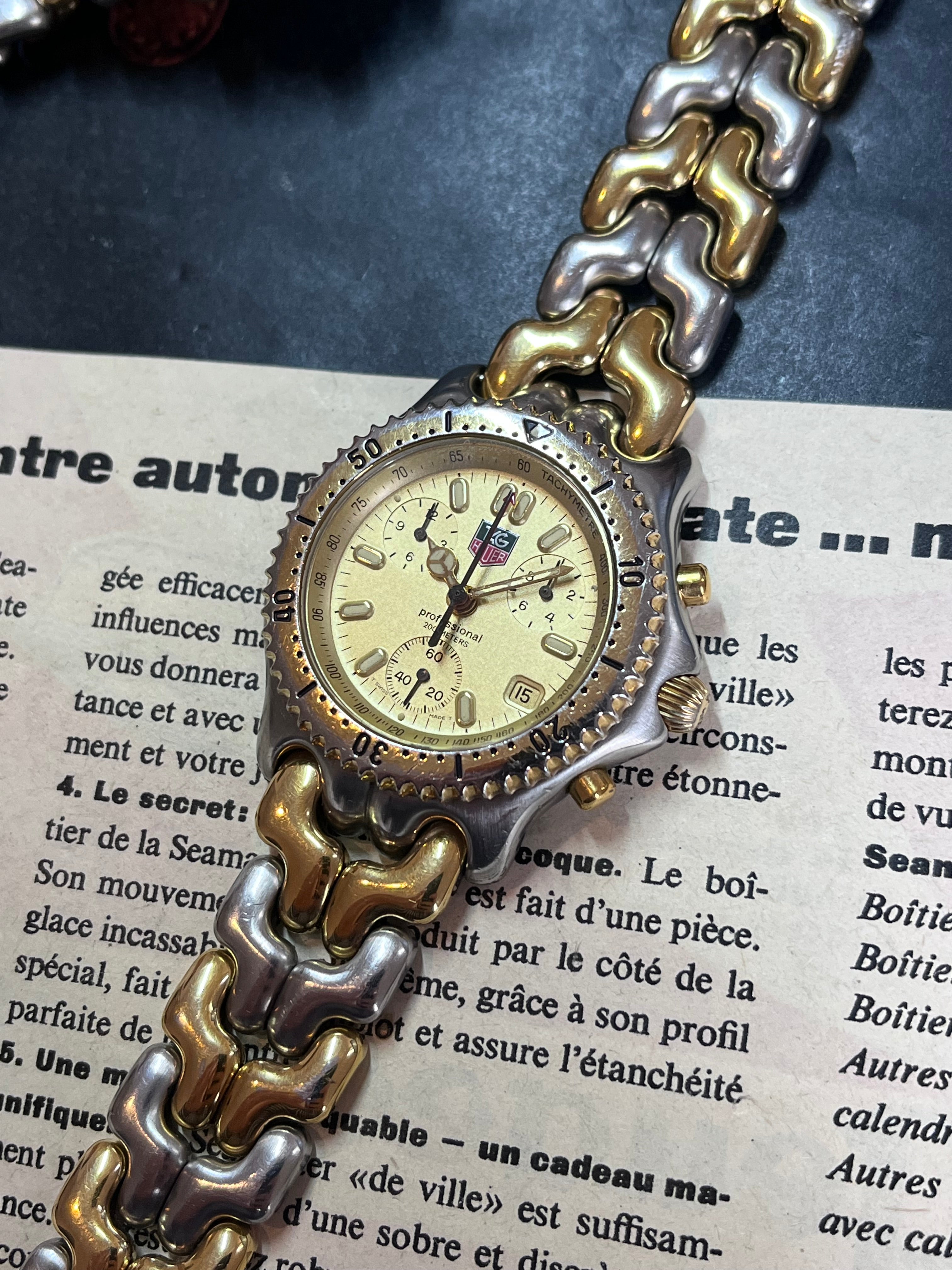 Tag Heuer SEL chronographe Ayrton Senna